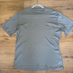 Patagonia Pilene Sage green short sleeve T-shirt in size large.